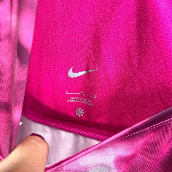 Nike Tankini Top Women’s Large Pink Tie Dye Print Swim - Picture 5 of 6